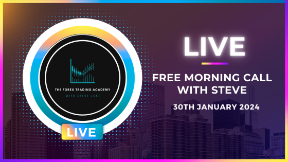 Steve Luke Live Morning Call Forex Trading